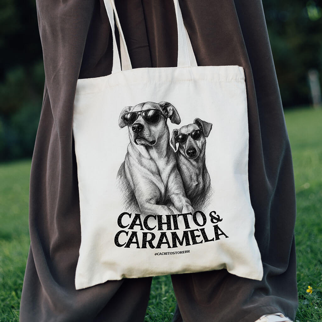 Ecobag personalizada com arte do pet