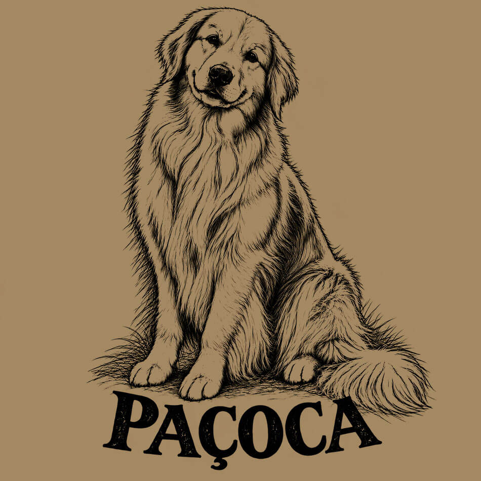 Ilustração personalizada de pet no estilo Grafite