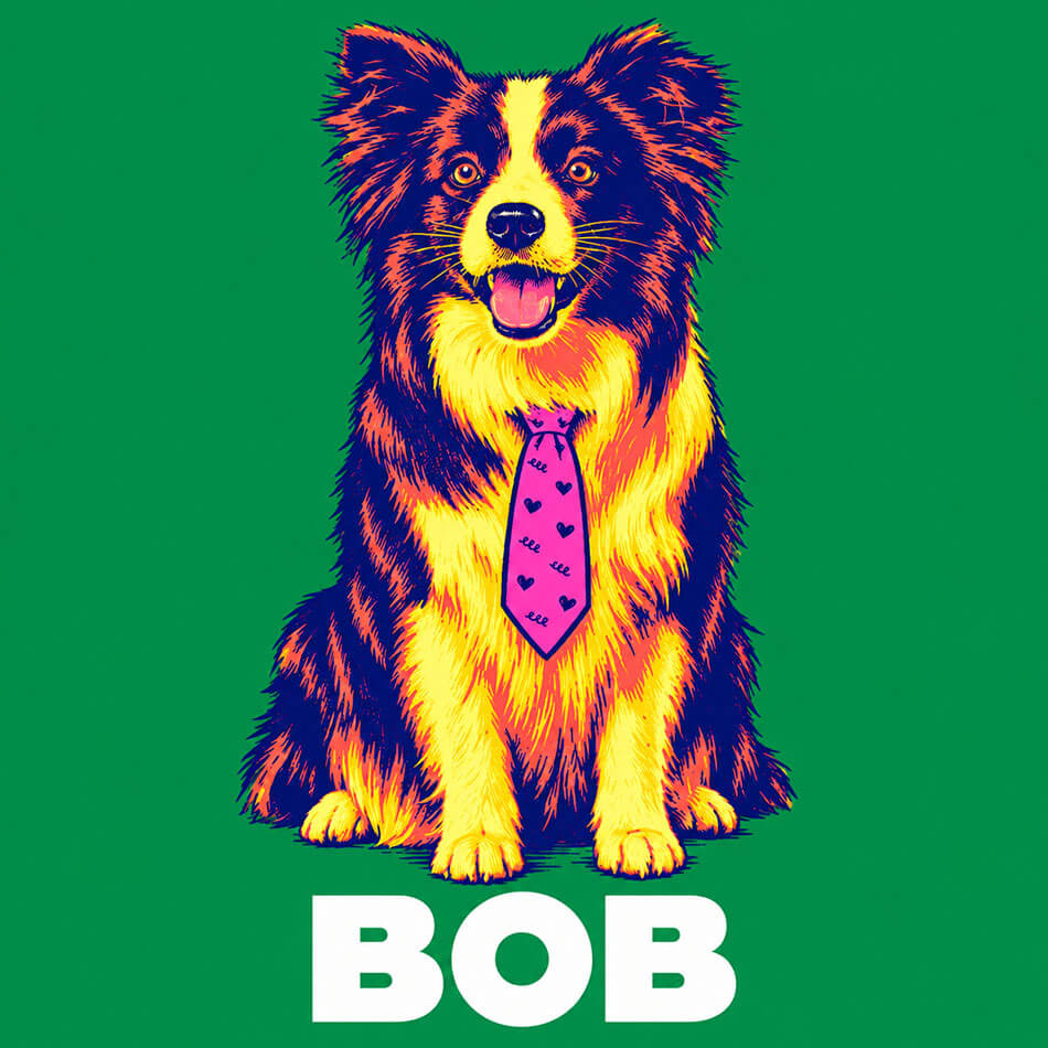 Ilustração personalizada de pet no estilo Pop Art